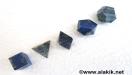 Lapis Lazule 5pcs Geometry Set